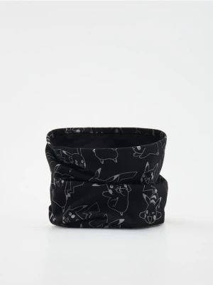 Reserved - Bawełniany komin Pokémon - czarny