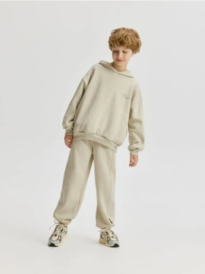 Reserved - Bawełniany komplet - beżowy