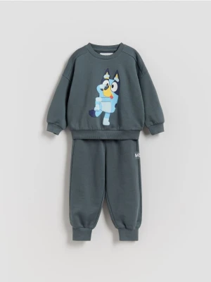 Reserved - Bawełniany komplet Bluey - ciemnoszary