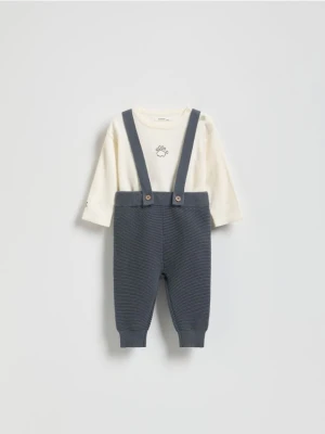 Reserved - Bawełniany komplet - ciemnoszary