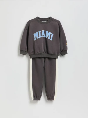 Reserved - Bawełniany komplet - ciemnoszary