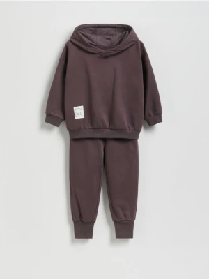 Reserved - Bawełniany komplet - fioletowy