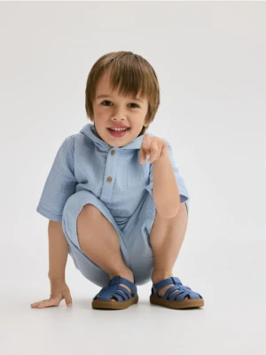 Reserved - Bawełniany komplet - jasnoniebieski