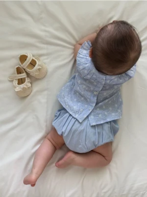 Reserved - Bawełniany komplet - jasnoniebieski