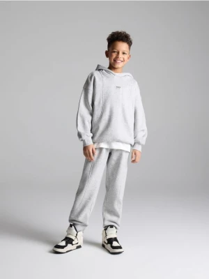 Reserved - Bawełniany komplet - jasnoszary