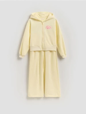 Reserved - Bawełniany komplet - jasnożółty
