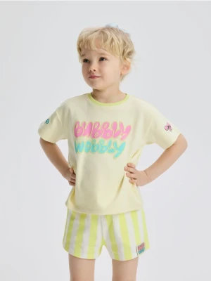Reserved - Bawełniany komplet - jasnożółty