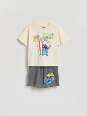 Reserved - Bawełniany komplet Lilo i Stitch - ciemnoszary