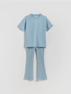 Reserved - Bawełniany komplet - niebieski