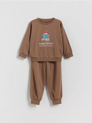 Reserved - Bawełniany komplet Paddington - brązowy