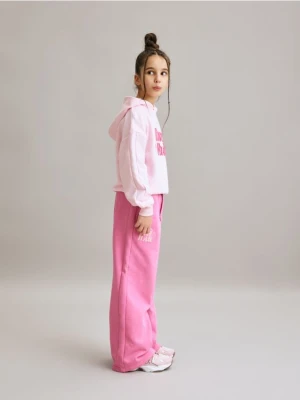 Reserved - Bawełniany komplet - pastelowy róż