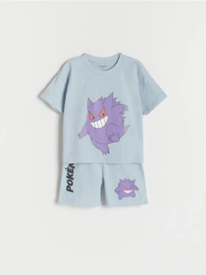 Reserved - Bawełniany komplet Pokémon - jasnoniebieski
