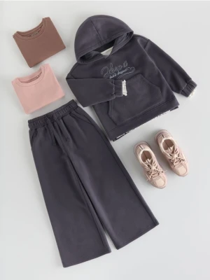 Reserved - Bawełniany komplet - szary