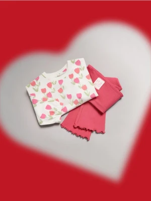 Reserved - Bawełniany komplet - wielobarwny