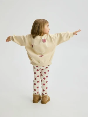 Reserved - Bawełniany komplet z aplikacją - wielobarwny