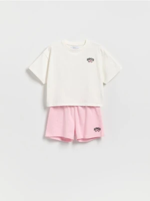 Reserved - Bawełniany komplet z nadrukiem - wielobarwny