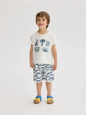 Reserved - Bawełniany komplet - złamana biel