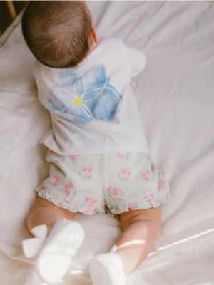 Reserved - Bawełniany komplet - złamana biel