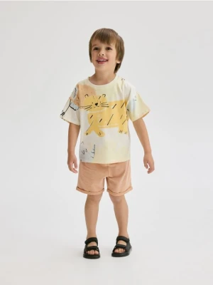 Reserved - Bawełniany komplet - złamana biel