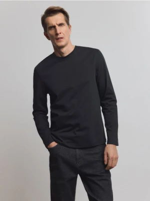 Zdjęcie produktu Reserved - Bawełniany longsleeve - czarny