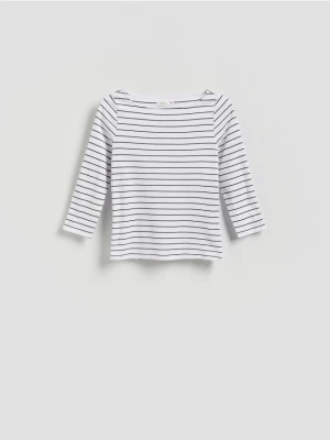 Reserved - Bawełniany longsleeve - wielobarwny