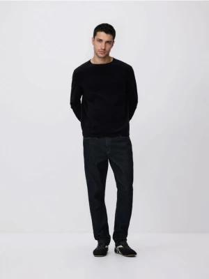 Reserved - Bawełniany sweter - czarny