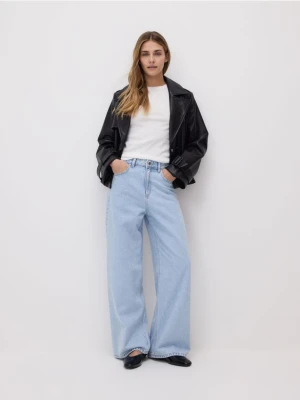 Reserved - Bawełniany t-shirt - biały