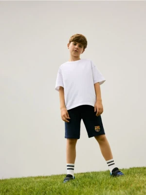 Reserved - Bawełniany t-shirt - biały