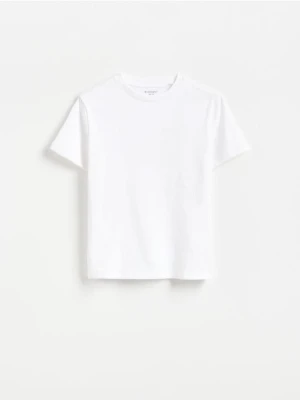 Reserved - T-shirt slim fit - biały