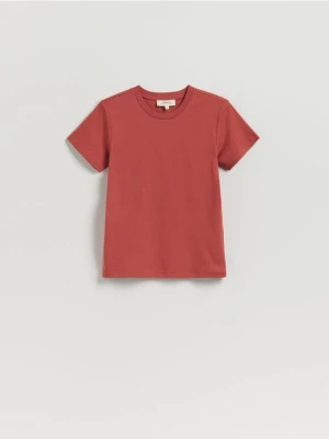 Reserved - Bawełniany t-shirt - jasnofioletowy