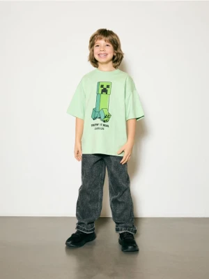 Reserved - Bawełniany t-shirt Minecraft 2 pack - jasnozielony