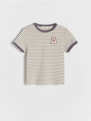 Reserved - Bawełniany t-shirt Pusheen - wielobarwny