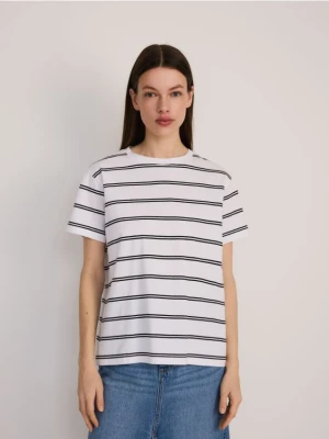 Reserved - Bawełniany t-shirt regular - wielobarwny