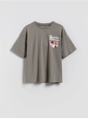 Reserved - Bawełniany t-shirt Squishmallows - ciemnoszary