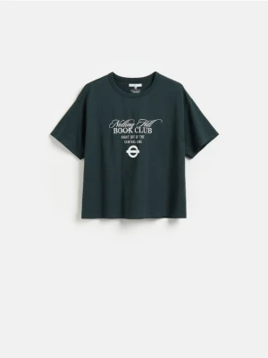 Reserved - T-shirt z nadrukiem Transport of London - ciemnoszary