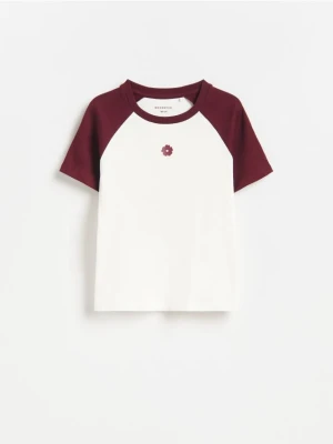 Reserved - Bawełniany t-shirt z nadrukiem - wielobarwny