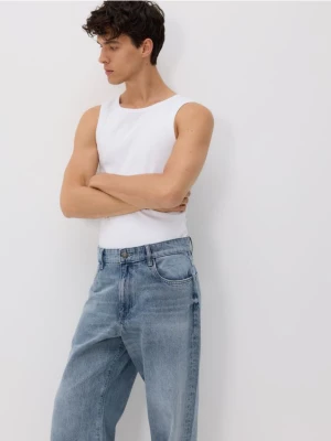 Reserved - Bawełniany tank top - biały