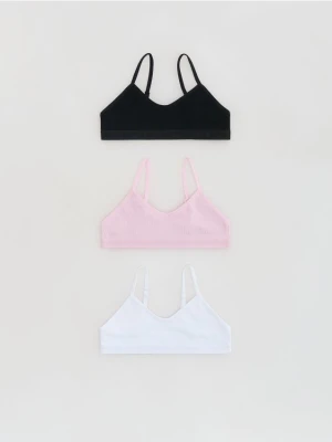 Reserved - Bieliźniany top 3 pack - wielobarwny