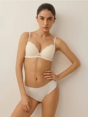 Reserved - Biustonosz push up 2 pack - złamana biel