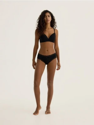 Reserved - Biustonosz z wiskozą - czarny