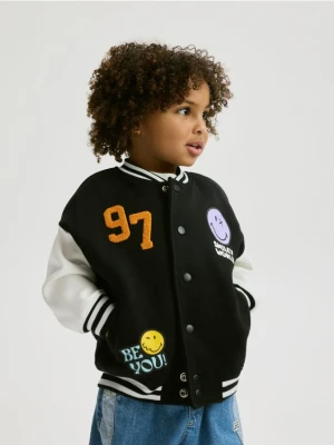 Reserved - Bluza bomber SmileyWorld® - czarny
