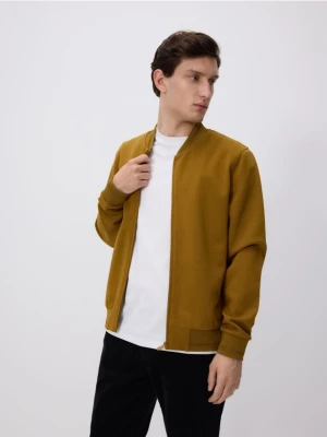 Reserved - Bluza bomberka - brązowy