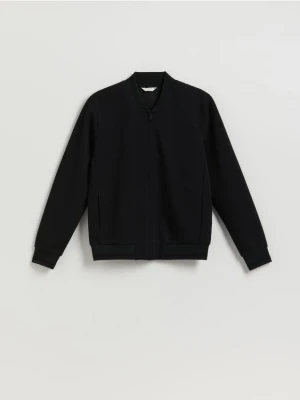 Reserved - Bluza bomberka - czarny
