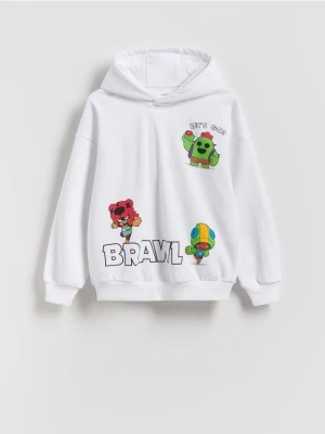 Reserved - Bluza Brawl Stars - biały