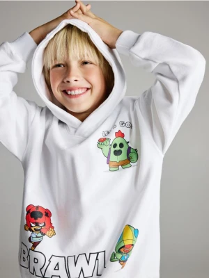 Reserved - Bluza Brawl Stars - biały