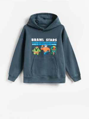 Reserved - Bluza Brawl Stars - ciemny turkus