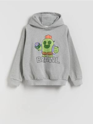 Reserved - Bluza Brawl Stars - jasnoszary