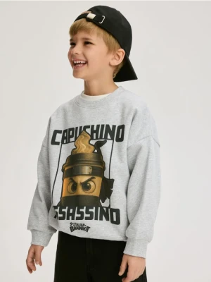Reserved - Bluza Capuchino Assassino - jasnoszary