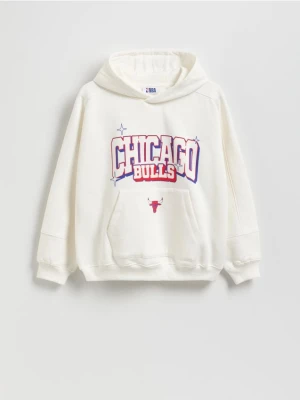 Reserved - Bluza Chicago Bulls NBA - złamana biel