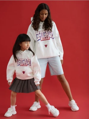 Reserved - Bluza Chicago Bulls NBA - złamana biel